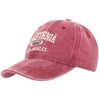 Zwillingsherz Baseball Cap "California" Vintage Look, Statement Stickerei