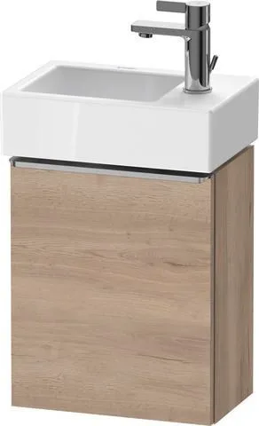 Duravit D-Neo Waschtischunterschrank wandhängend Tür:1, TA:LI, Gr:Edelst.G DE4218L70550000