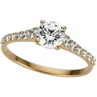 Firetti Goldring Schmuck Geschenk Gold 333 Damenring Goldring, mit Zirkonia (synth)