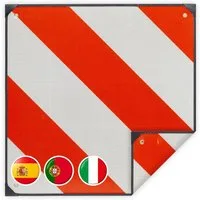 relaxdays Warnschild Warntafel Italien Spanien Portugal