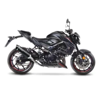 LeoVince Sportauspuff NERO Black für SUZUKI GSX-S 750 / Z / A2 Bj. 2017-2020 EURO-4 +ABE