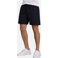 U.S. Polo Assn. Badeshorts USChrys - Schwimmshorts mit Netzfutter und Kordelzug Leichte Badehose mit elastischem Bund und Allover-Logo