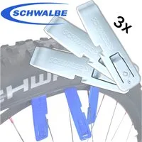 Schwalbe Fahrradreifen Schwalbe Fahrrad Reifenheber Montage Hebel 3er Set Werkzeug hell blau