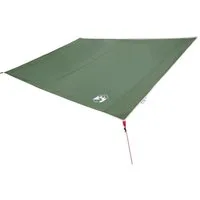 vidaXL Tarp-Zelt Wasserfeste Plane Personen 240 x 350 cm Wasserdicht Grün, Personen: 1 (1 tlg)