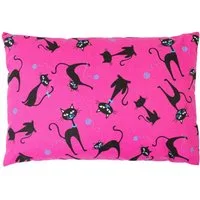 Giraffenland Kräuterkissen 8-Kräuter Kissen 30x20cm+Bio-Inlett Duft Kissen Katzen-pink