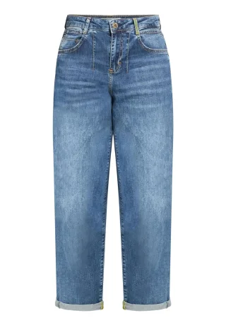 CARTOON - Used Look-Jeans dark blue denim - Gr. - 42
