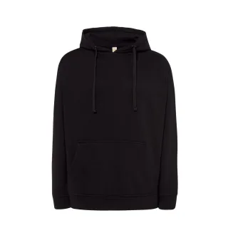 JHK - Kapuzenpullover für Herren, Kängurutasche (Schwarz)