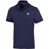 Fila Poloshirt Hermano (100% rec. Polyester, klassisch Look) navyblau Herren