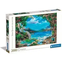 Clementoni® Puzzle CLEMENTONI Puzzle Paradies auf Erden 2000 Teile, Puzzleteile