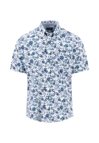 FYNCH-HATTON - Premium Flower Print, B.D., 1/2 navy - Gr. - L