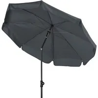 doppler® Sonnenschirm Sunline 200 cm anthrazit, abknickbar / höhenverstellbar / wasserabweisend