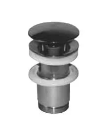 Kaja Ablaufgarnitur push-open matt-schwarz, 28920-s 28920-s