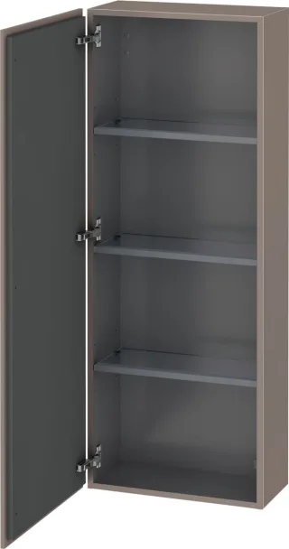Duravit L-Cube Halbhochschrank Basalt Matt 500x243x1320 mm - LC1169L4343 LC1169L4343
