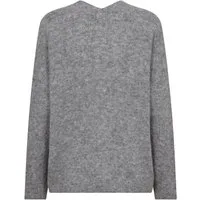 Mos Mosh V-Ausschnitt-Pullover (1-tlg) Plain/ohne Details