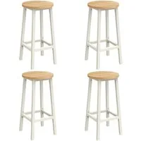 VASAGLE Barhocker Barstühle (Set, 4 St), Barhocker, 2er Set, Barstühle, 65cm/74cm