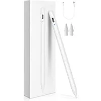 LA CUTE Eingabestift Stylus Pen für iPad mit USB-C, Magnetischer Eingabestift, Pencil (Stylus Pen Set mit Ladekabel & Ersatzspitzen für iPads, Enthält Stylus Pen, USB-C Ladekabel, 2 Ersatzspitzen) Apple Pencil Kabelloses Laden, Magnetische Befestigun