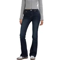 True Religion Bootcut-Jeans BECCA MR BOOTCUT FLAP Baumwollmischung, bootcut fit