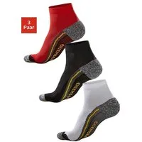Chiemsee Wandersocken Herren Gepolsterte Laufsocken Kurze Sportsocken Alltag Sport Outdoor (Packung, 3-Paar) mit Komfortbündchen