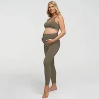 cfab Umstandsleggings Seamless Umstandsleggings-Taupe-XL (1-tlg)