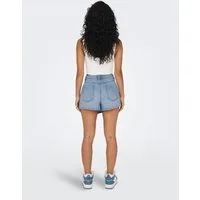 ONLY Jeansshorts ONLLESLY (1-tlg) Wickel-Design