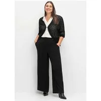 Sheego Jerseyhose Anzughose erhöht High-Waist, im Curvy-Schnitt ELLA
