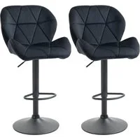 HOMCOM Barhocker Barhocker 2-er Set, Verstellbare Sitzhöhe
