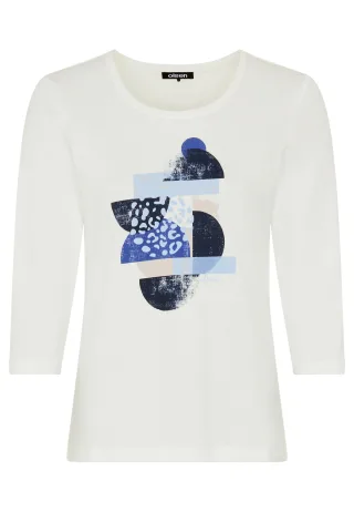Olsen - T-Shirt Long Sleeves Off White - Gr. - 38