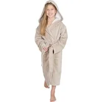 Wewo fashion Kinderbademantel 8521, Midilänge, Baumwoll-Mix, Kapuze, Gürtel, Soft Touch