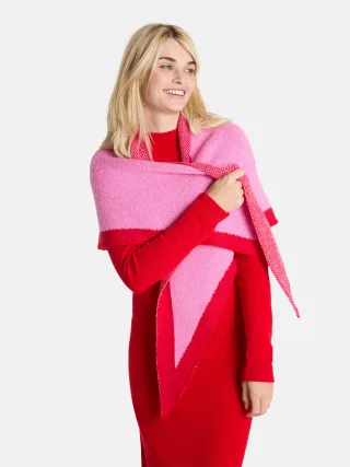 LIEBLINGSSTÜCK - Damen-Dreiecksschal lovely pink - Gr. - OS