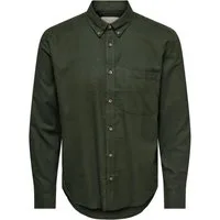 ONLY & SONS Langarmhemd ONSJUPITER REG FIT LS SHIRT NOOS mit Button Down Kragen