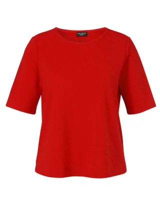 VIA APPIA DUE - T-Shirt mit Rundhals rot - Gr. - 44