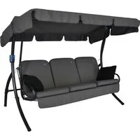 Angerer Freizeitmöbel Hollywoodschaukel Comfort Style, 3-Sitzer, Bettfunktion, OTTOs Choice, inkl. Auflagen und Zierkissen