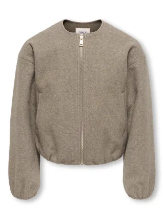 KIDS ONLY - KOGADINA LIFE SHORT BOMBER VD OTW Taupe Gray - Gr. - 152