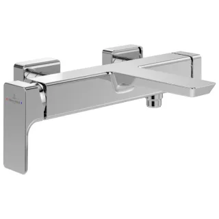 Villeroy und Boch Subway 3.0 Wannenarmatur TVT11200200061 mit Umsteller, Wandmontage, chrom