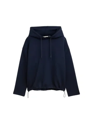 Denim Tom Tailor - Loose Fit Scuba Hoodie Sweatshirt sky captain blue - Gr. - S