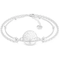 SERASAR Armband Armband aus Sterlingsilber [Life] (Classic, elegant, casual, 1-tlg), Women's Life bracelet in 925 sterling silver with 18k gold plating