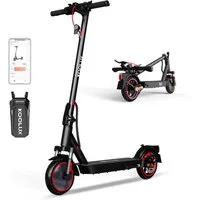 KOOLUX E-Scooter 8.5 Zoll Elektroroller 400W Motor bis zu 30km mit Straßenzulassung, 20.00 km/h, mit Tasche, APP-Funktion,Federungssystem, 15 kg Nettogewicht, faltbar