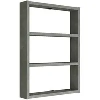 en.casa Küchenregal, »Lappajärvi« Gewürzregal Wandregal 60 x 43 x 9 cm Beton-Optik