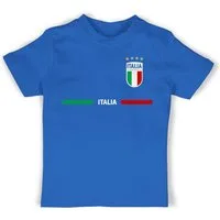 Shirtracer T-Shirt Italien Trikot Wappen, Italia mit Stolz, Italienisches Fan-Motiv 2026 Fussball WM Fanartikel Baby