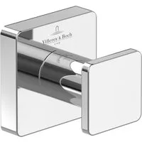 Villeroy & Boch Handtuchhaken Elements, eckig, Wandmontage, Chrom, 45x44x45mm