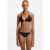 HUGO Triangel-Bikini-Top Pure, mit Logobändern, herausnehmbare Polster