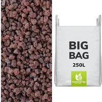 CM-Gartendesign Lavasteine Lavamulch, (8/16mm, rotbraun), 250L