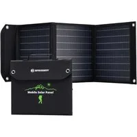 BRESSER BRESSER Mobiles Solar-Ladegerät 40 Watt mit USB- u. DC-Anschluss Solarladegerät