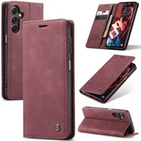 SmartUP Smartphone-Hülle für Samsung Galaxy A15 4G / 5G Klapphülle Fliphülle Tasche Case Cover 6,5 Zoll, Integrierte Standfunktion, zwei Kartenfächer