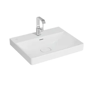 VitrA New Metropole Waschtisch wandgebunden rechteckig 60 x 47 cm mit Hahnloch,7526B401-7210 7526B401-7210