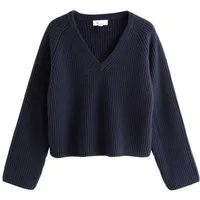 Next V-Ausschnitt-Pullover N. Premium Grobstrickpullover mit V-Ausschnitt (1-tlg)