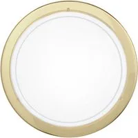 EGLO Deckenleuchte PLANET 1, Dimmfunktion, ohne Leuchtmittel, Wohnzimmerlampe, Flurlampe, Esszimmer, Büro, zeitlos, 29x29x8,5cm