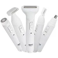 Camry Gesichtshaarrasierer CR 2935, Trimmer Herren Damen elektrisch Multifunktionsset weiß Rasierer Akku