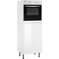OPTIFIT Backofenumbauschrank Bern 60 cm breit, 176 cm hoch, höhenverstellbare Stellfüße, mit Metallgriff