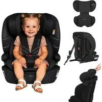 lionelo Autokindersitz LEVI FIX I-SIZE, ab: ab 15 Montaen, bis: Bis ca. 12 Jahre (150 cm), ab: 76 cm, bis: 150 cm, (Set), Dri-Seat/ISOFIX/TopTether/Reduziereinsatz/Komfort
